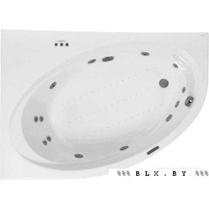 Ванна Poolspa Orbita 160x100 L Titanium PHAO810STTC0000